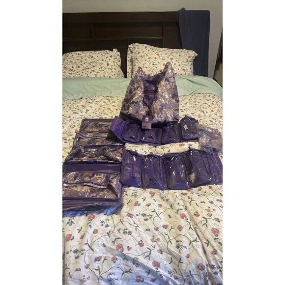 Joy Mangano 4 Piece Oversized Shopper Tote Travel Cases W/ RFID Protection NWT - Picture 1 of 1